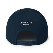 Load image into Gallery viewer, NCA Snapback Navy and White