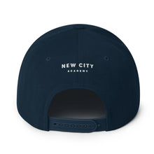 Load image into Gallery viewer, NCA Snapback Navy and White
